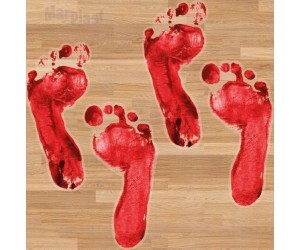 HALLOWEEN ADESIVO PEGADAS DE SANGUE - REGINA 119051.2