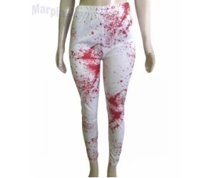 HALLOWEEN CALÇA LEGGING MANCHA SANGUE