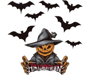 HALLOWEEN DECORAÇÃO PAREDE ABOBORA