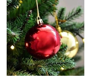 NATAL BOLAS 5CM OURO C/9 UNIDADES