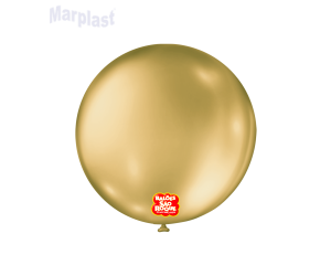 BALÃO SÃO ROQUE - TAMANHO 5 - C/25 UNIDADES - METALIC OURO