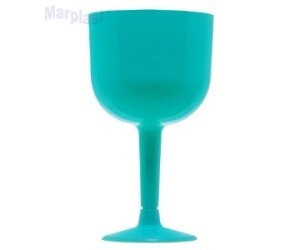 TAÇA PLÁSTICA PIT-500 GIN AZUL TIFANY C/4 UNIDADES PLASTILANIA