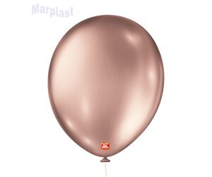 BALÃO SÃO ROQUE - TAMANHO 11 - C/25 UNIDADES - METALIC ROSE GOLD