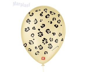 BALÃO SÃO ROQUE 9 C/25 UNIDADES -  SAFARI ONÇA AREIA/PRETO