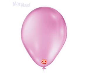 BALÃO SÃO ROQUE - TAMANHO 9 - C/50 UNIDADES -  LISO ROSA CHICLETE