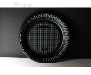 PRATO P/BOLO 15CM C/10 UNIDADES - PRETO