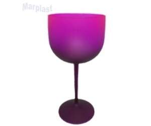 TAÇA GIN DEGRADÊ ROXA E PINK NEON