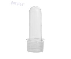 TUBO PEQUENO 8CM C/TAMPA PLASTICA TRANSPARENTE C/10 UNIDADES