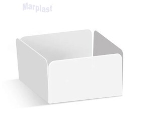 FORMINHA P/DOCE RETA BRANCO 3,5X3,5X2 100 UNIDADES