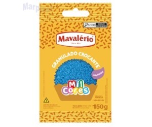 GRANULADO CROCANTE AZUL 150GR MAVALERIO