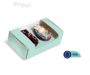 PÁSCOA CAIXA P/2 OVOS 50GR C/4 UNIDADES NEO MINT