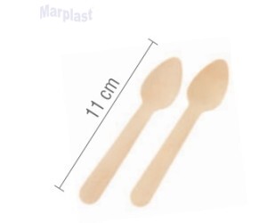 PÁSCOA COLHER SOBREMESA MADEIRA NATURAL C/10 UNIDADES SILVER