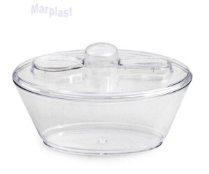 PÁSCOA POTE ACRILICO OVAL C/6 UNIDADES