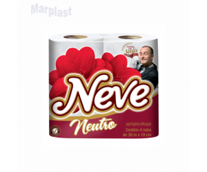 PAPEL HIGIENICO FOLHA DUPLA NEVE 4X30 MT