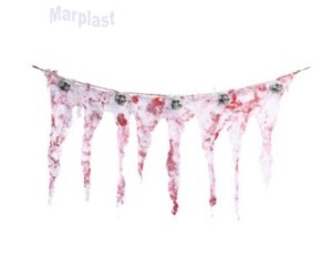 HALLOWEEN FAIXA DECORAÇÃO  MANCHAS SANGUE